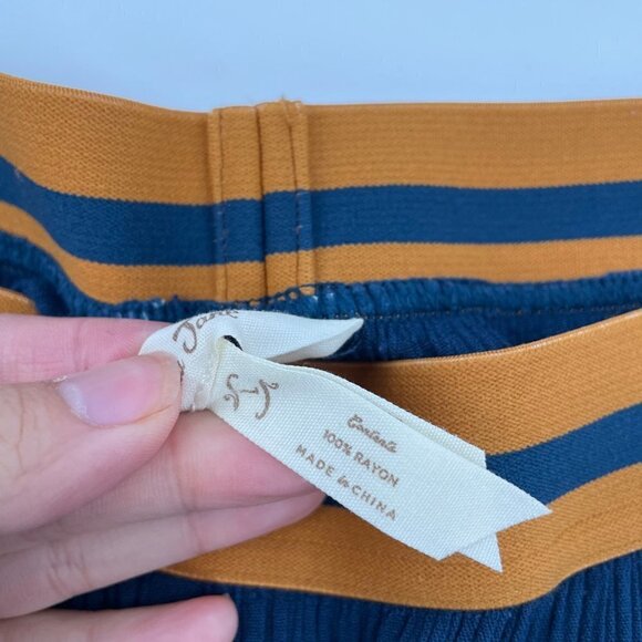 Matilda Jane Blue Crepe Pull On Pants Womens Size Large Pockets Lightweight - Picture 6 of 11